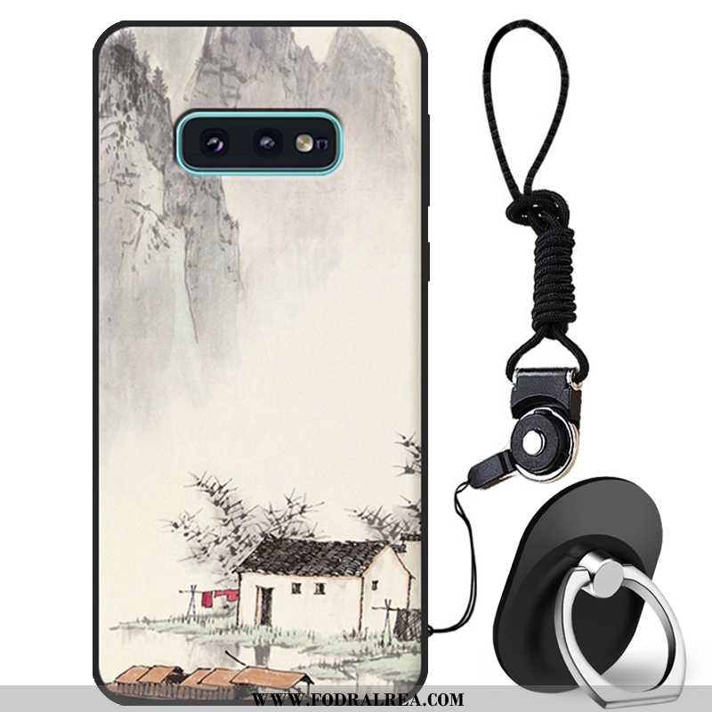 Fodral Samsung Galaxy S10e Tecknat Skal, Skal Samsung Galaxy S10e Vacker Ungdom Vita