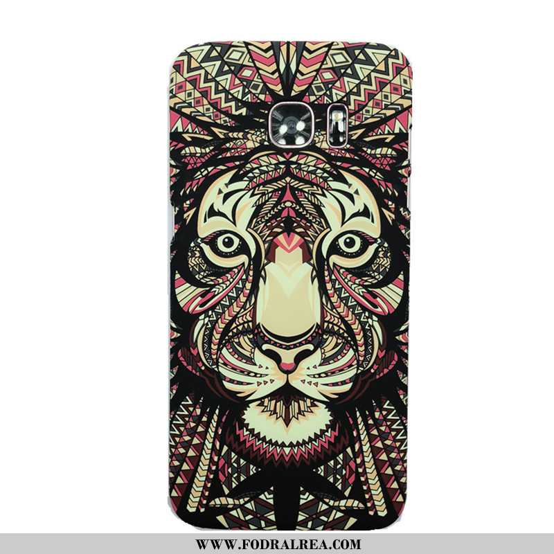 Fodral Samsung Galaxy S7 Edge Personlighet Stor Tiger, Skal Samsung Galaxy S7 Edge Kreativa Tunn Sva