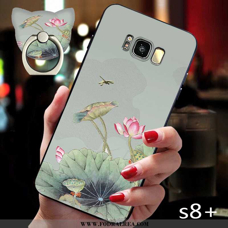 Fodral Samsung Galaxy S8+ Super Silikon Rosa, Skal Samsung Galaxy S8+ Tunn Personlighet Rosa