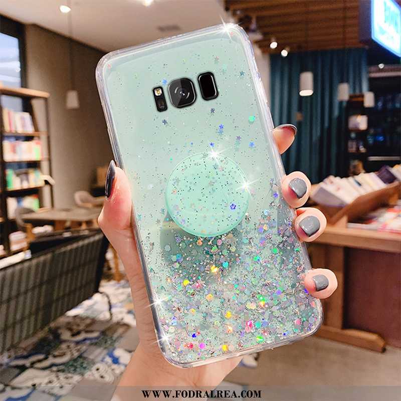 Fodral Samsung Galaxy S8+ Transparent Skydd Skal, Skal Samsung Galaxy S8+ Personlighet Kristall Grön