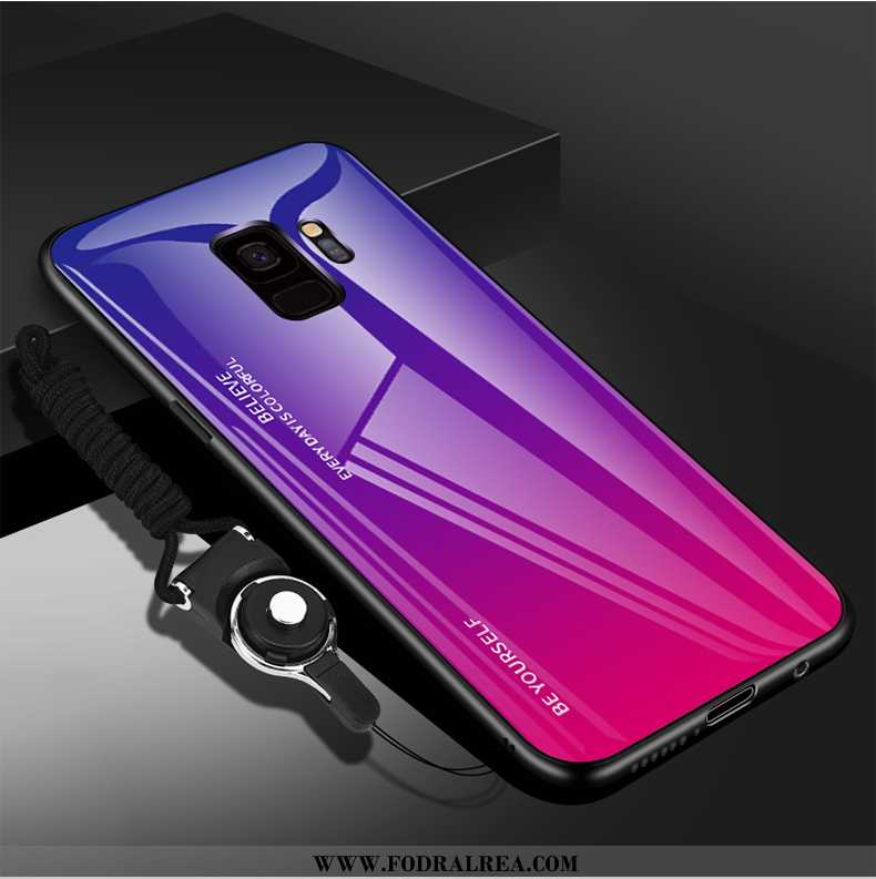 Fodral Samsung Galaxy S9 Kreativa Mjuk Silikon, Skal Samsung Galaxy S9 Trend Stjärna Lila