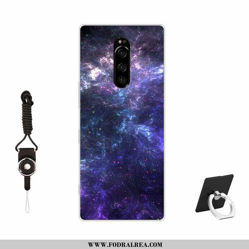 Fodral Sony Xperia 1 Silikon Målade, Skal Sony Xperia 1 Personlighet All Inclusive Rosa