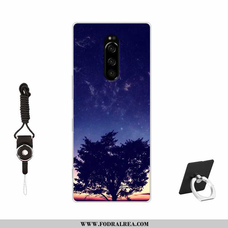 Fodral Sony Xperia 1 Silikon Målade, Skal Sony Xperia 1 Personlighet All Inclusive Rosa