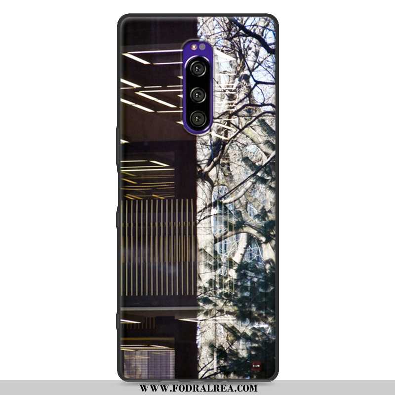 Fodral Sony Xperia 1 Skydd Målade, Skal Sony Xperia 1 Mjuk Ny Vita