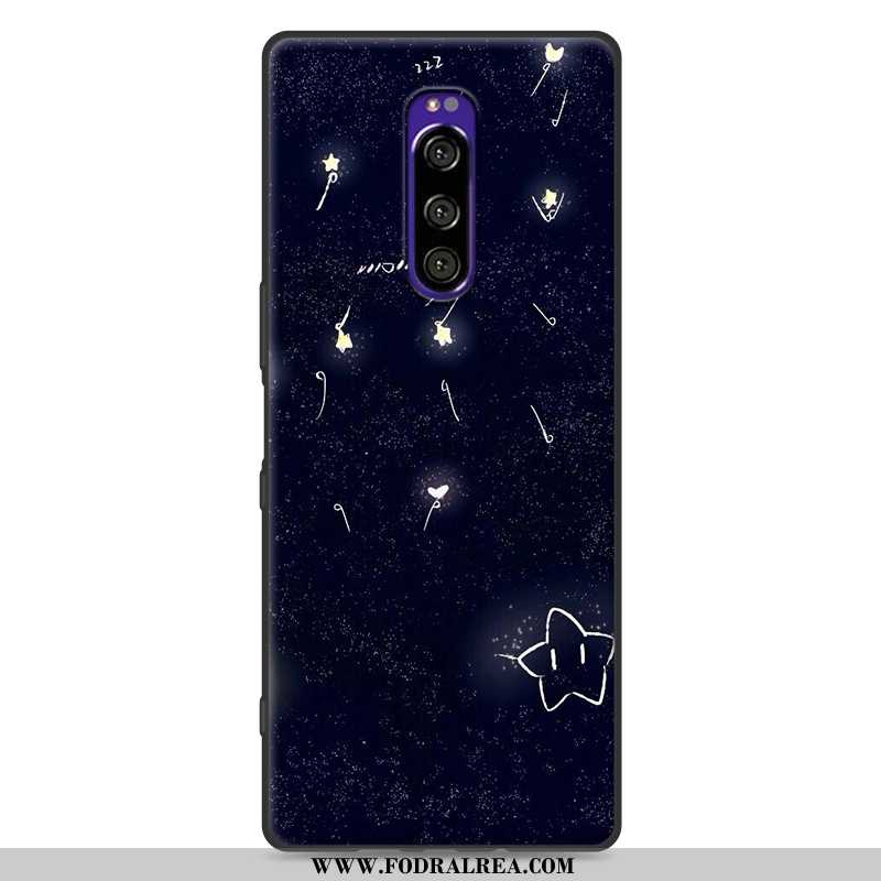 Fodral Sony Xperia 1 Skydd Målade, Skal Sony Xperia 1 Mjuk Ny Vita