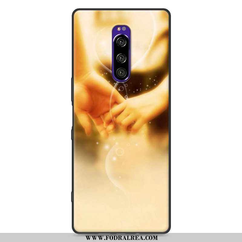 Fodral Sony Xperia 1 Skydd Målade, Skal Sony Xperia 1 Mjuk Ny Vita