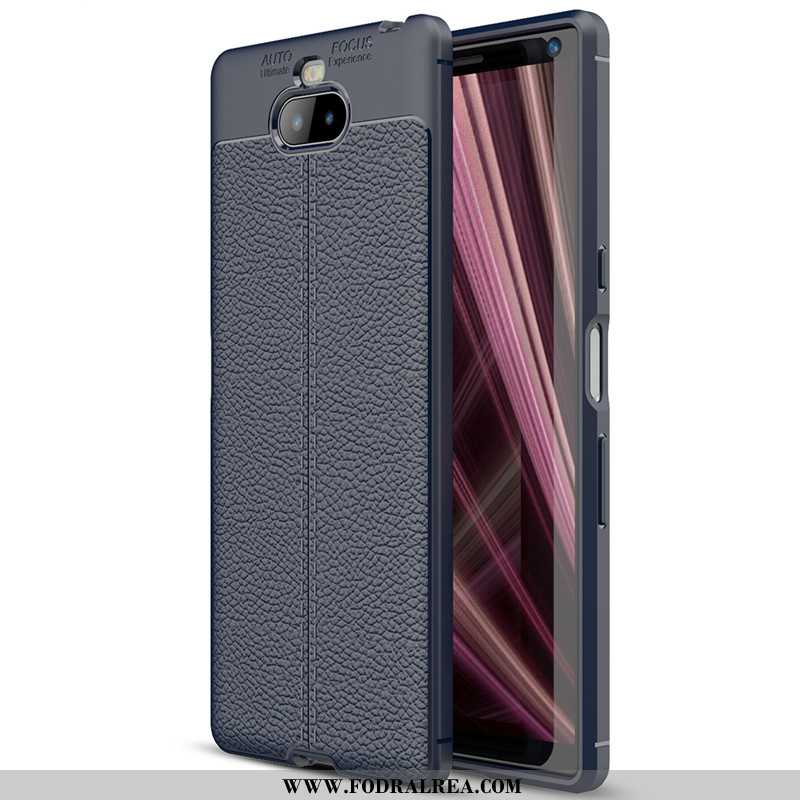 Fodral Sony Xperia 10 Plus Skydd Skal Svart, Sony Xperia 10 Plus Mobil Telefon All Inclusive Svarta