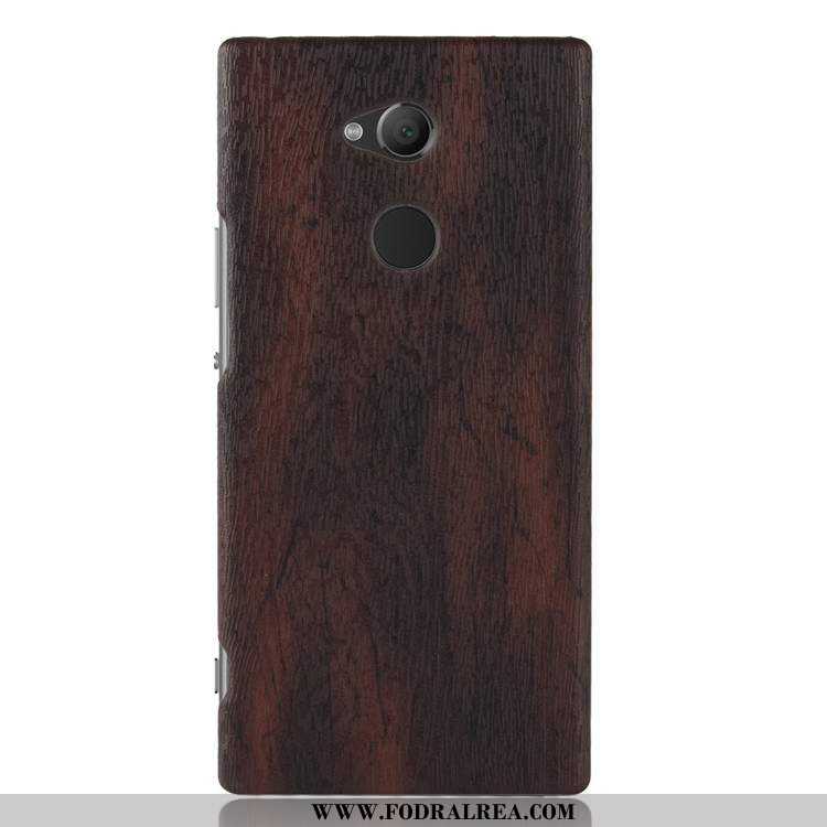 Fodral Sony Xperia L2 Mönster Slitstarkt Fodral, Skal Sony Xperia L2 Wood Skydd Brun