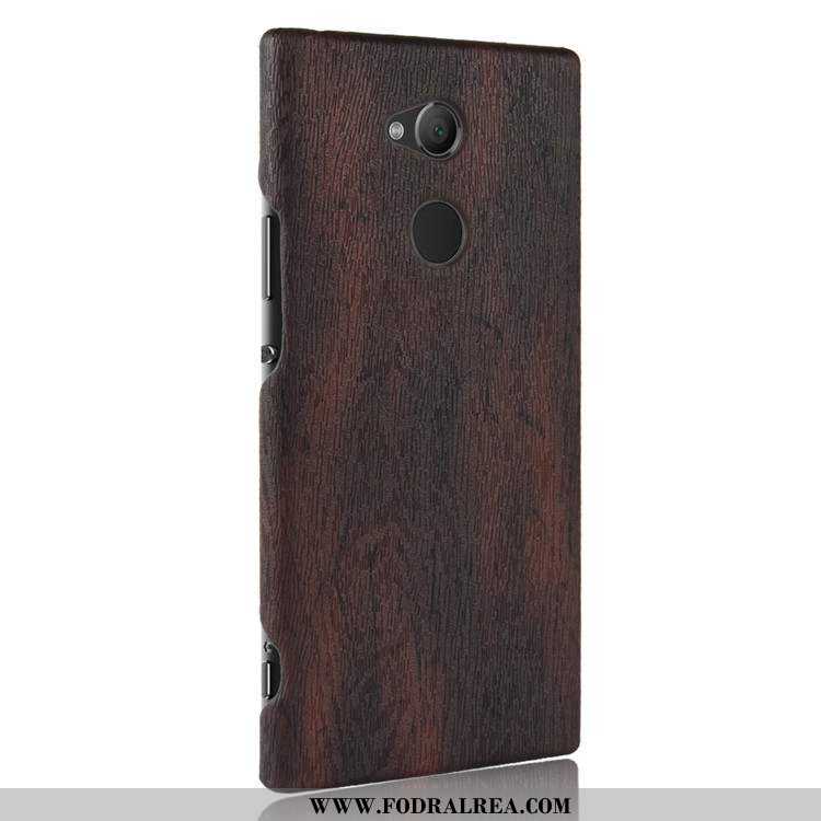 Fodral Sony Xperia L2 Mönster Slitstarkt Fodral, Skal Sony Xperia L2 Wood Skydd Brun