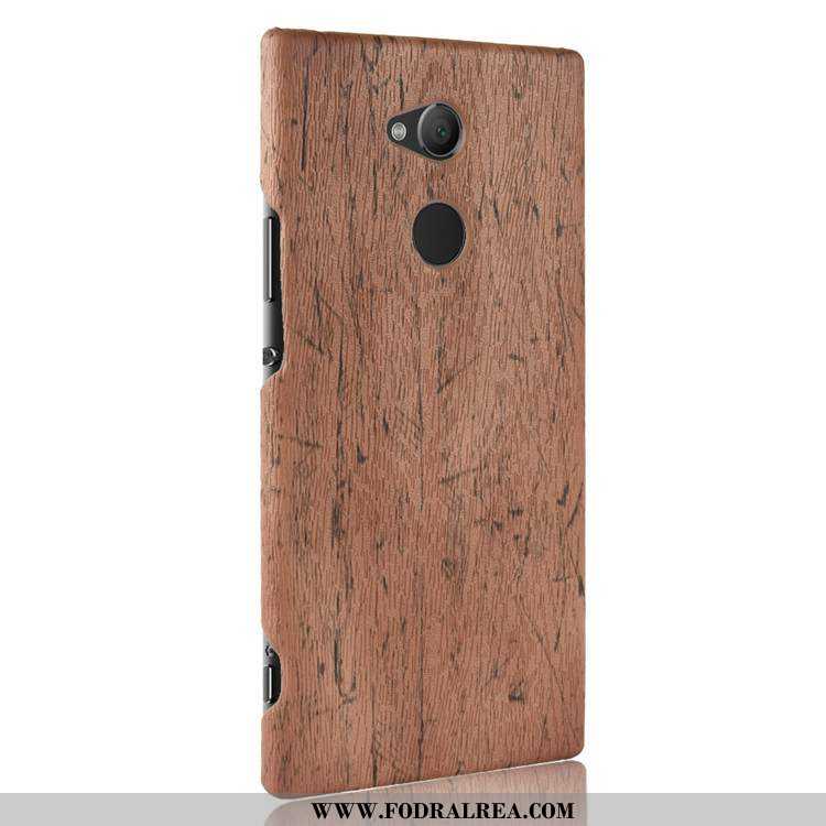 Fodral Sony Xperia L2 Mönster Slitstarkt Fodral, Skal Sony Xperia L2 Wood Skydd Brun