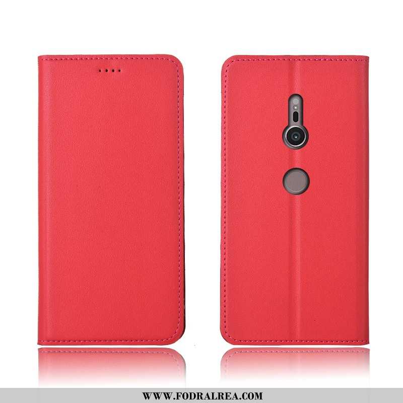 Fodral Sony Xperia Xz2 Skydd Mjuk, Skal Sony Xperia Xz2 Läderfodral Mobil Telefon Gul