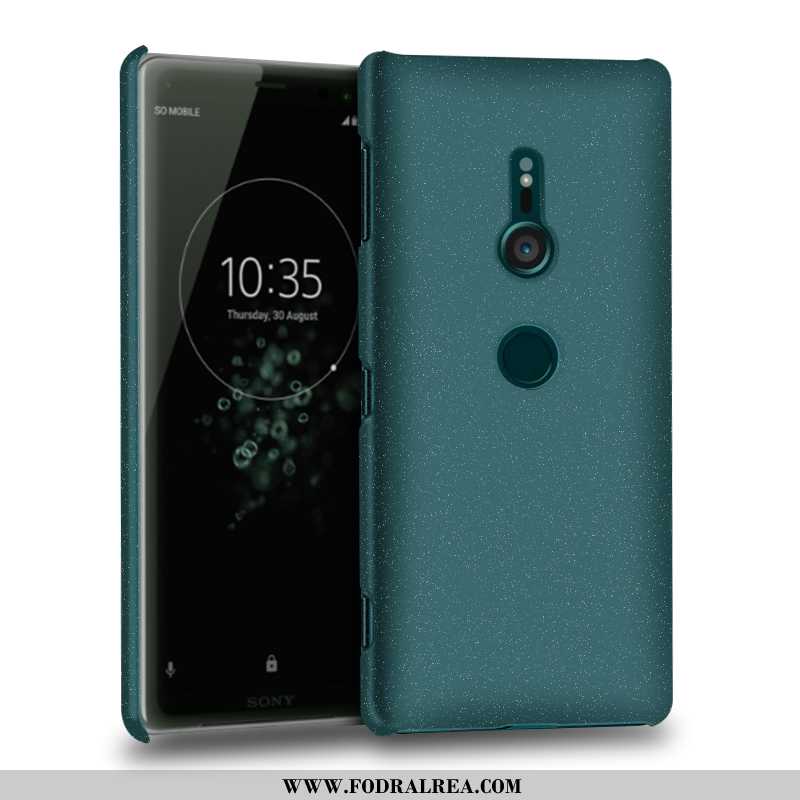 Fodral Sony Xperia Xz3 Nubuck Grön Mobil Telefon, Skal Sony Xperia Xz3 Skydd