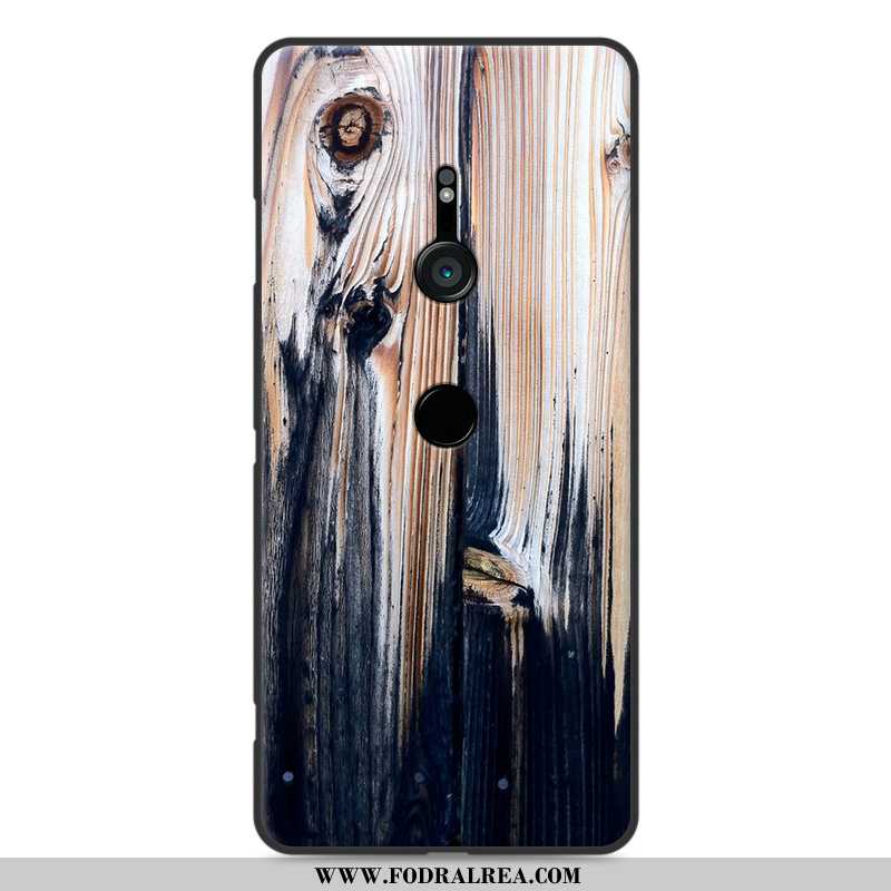 Fodral Sony Xperia Xz3 Personlighet Wood Mönster, Skal Sony Xperia Xz3 Retro Khaki