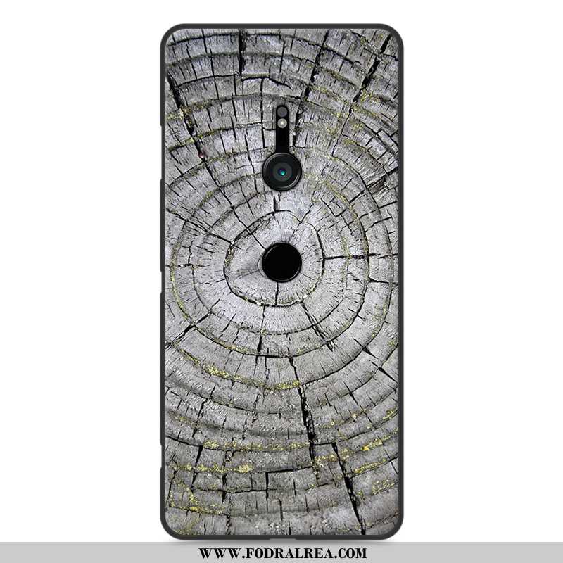 Fodral Sony Xperia Xz3 Personlighet Wood Mönster, Skal Sony Xperia Xz3 Retro Khaki