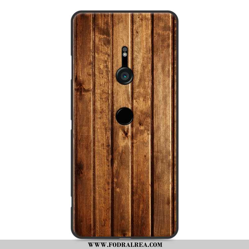 Fodral Sony Xperia Xz3 Personlighet Wood Mönster, Skal Sony Xperia Xz3 Retro Khaki