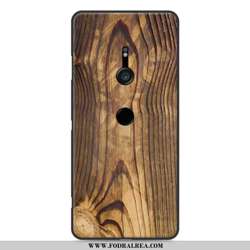 Fodral Sony Xperia Xz3 Personlighet Wood Mönster, Skal Sony Xperia Xz3 Retro Khaki