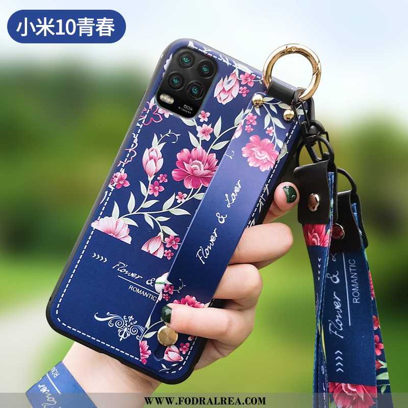 Fodral Xiaomi Mi 10 Lite Personlighet Liten Blommor, Skal Xiaomi Mi 10 Lite Kreativa Ungdom Lila