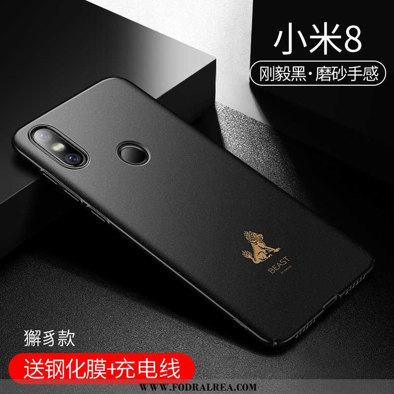 Fodral Xiaomi Mi 8 Kreativa Tunn Magnetic, Skal Xiaomi Mi 8 Super Nubuck Grön