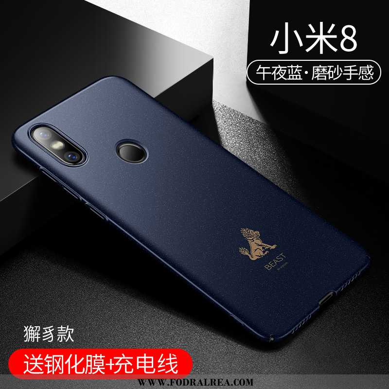 Fodral Xiaomi Mi 8 Kreativa Tunn Magnetic, Skal Xiaomi Mi 8 Super Nubuck Grön