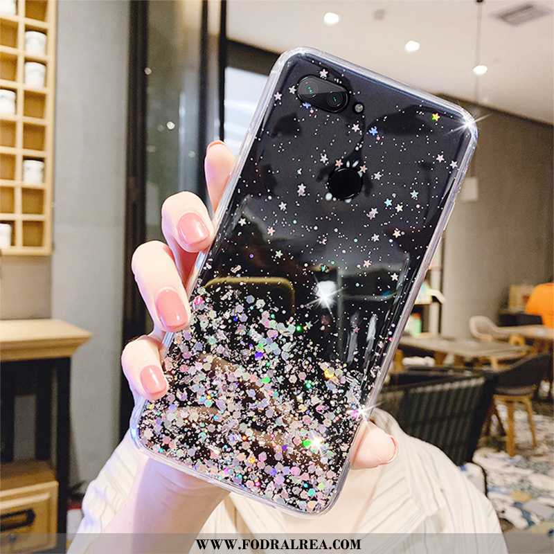 Fodral Xiaomi Mi 8 Lite Lyxiga Kristall Rosa, Skal Xiaomi Mi 8 Lite Transparent All Inclusive Rosa