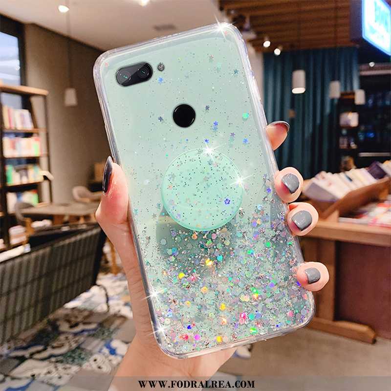 Fodral Xiaomi Mi 8 Lite Lyxiga Kristall Rosa, Skal Xiaomi Mi 8 Lite Transparent All Inclusive Rosa