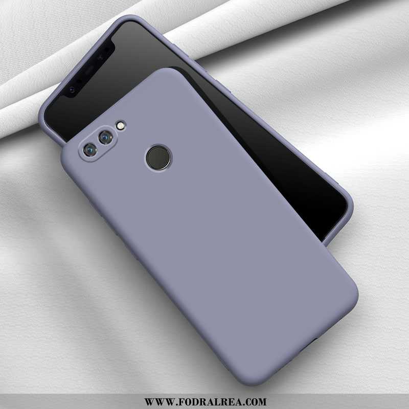 Fodral Xiaomi Mi 8 Lite Silikon Grön Nubuck, Skal Xiaomi Mi 8 Lite Skydd All Inclusive