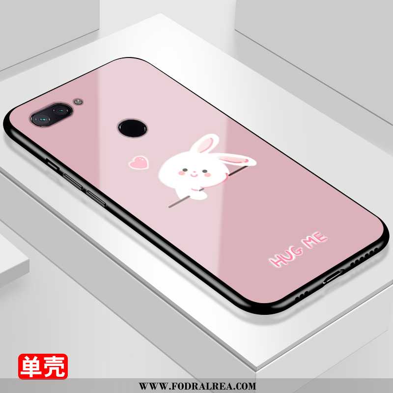 Fodral Xiaomi Mi 8 Lite Tecknat Ungdom Mobil Telefon, Skal Xiaomi Mi 8 Lite Skydd Rosa