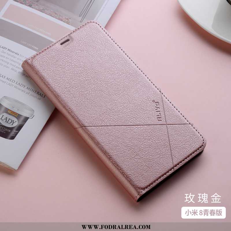 Fodral Xiaomi Mi 8 Lite Transparent All Inclusive Ungdom, Skal Xiaomi Mi 8 Lite Mjuk Skydd Rosa