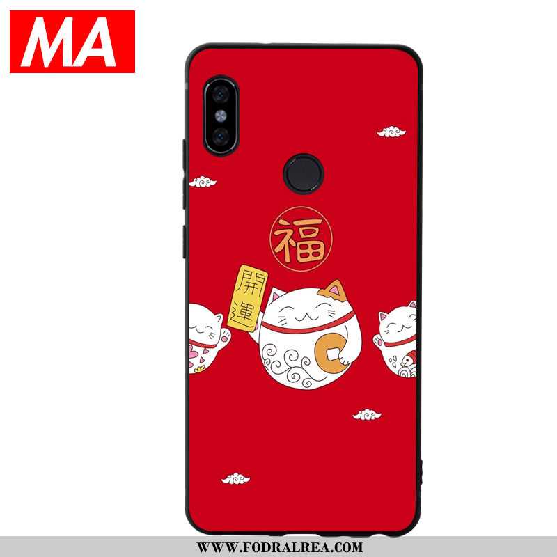 Fodral Xiaomi Mi 8 Mjuk Ungdom Mönster, Skal Xiaomi Mi 8 Silikon Vacker Röd