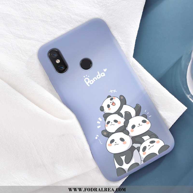 Fodral Xiaomi Mi 8 Nubuck Fallskydd Silikon, Skal Xiaomi Mi 8 Personlighet Vacker Röd