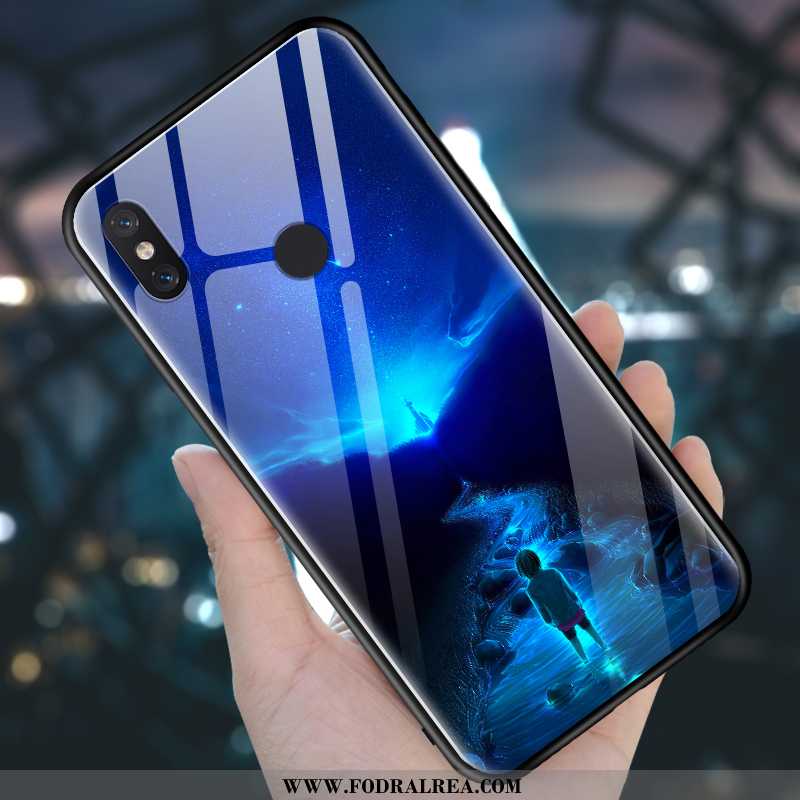 Fodral Xiaomi Mi 8 Nubuck Spegel Silikon, Skal Xiaomi Mi 8 Personlighet Fallskydd Lila