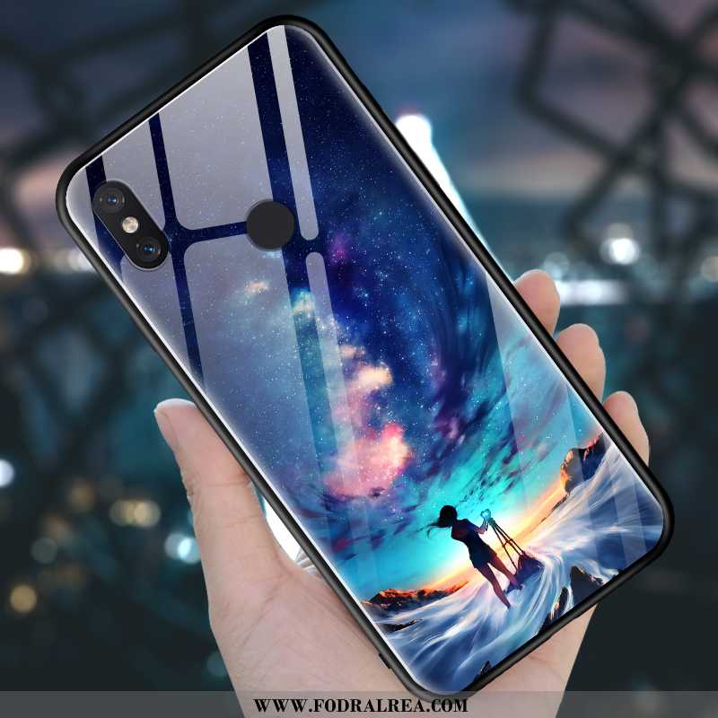 Fodral Xiaomi Mi 8 Nubuck Spegel Silikon, Skal Xiaomi Mi 8 Personlighet Fallskydd Lila