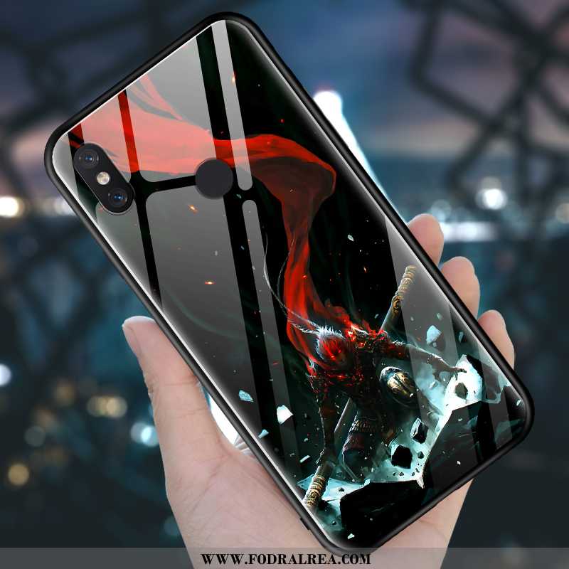 Fodral Xiaomi Mi 8 Nubuck Spegel Silikon, Skal Xiaomi Mi 8 Personlighet Fallskydd Lila