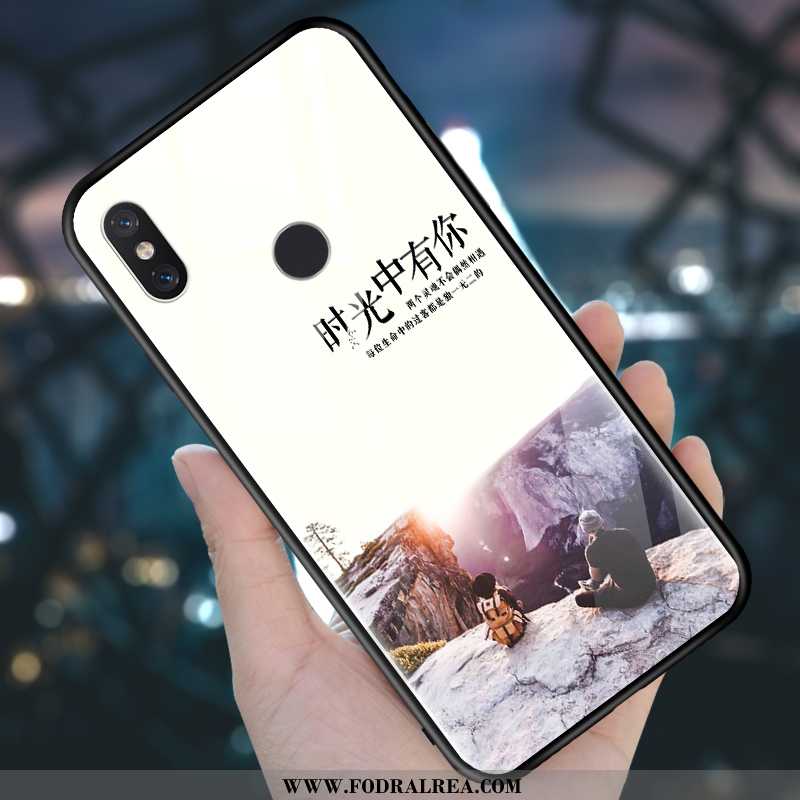 Fodral Xiaomi Mi 8 Nubuck Spegel Silikon, Skal Xiaomi Mi 8 Personlighet Fallskydd Lila