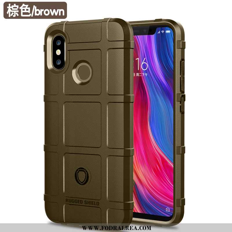 Fodral Xiaomi Mi 8 Personlighet Liten Trend, Skal Xiaomi Mi 8 Kreativa All Inclusive Bruna