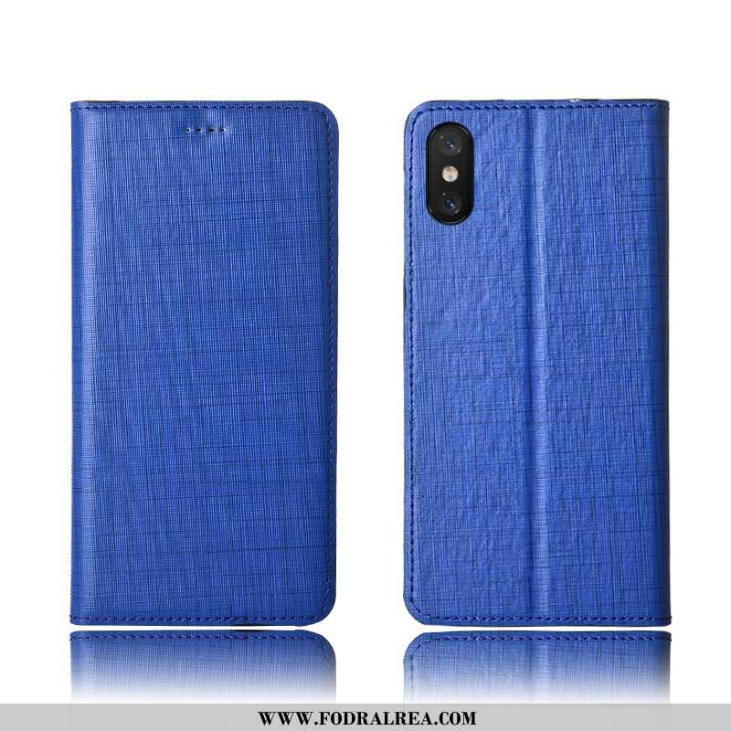 Fodral Xiaomi Mi 8 Pro Mjuk Läderfodral Fodral, Skal Xiaomi Mi 8 Pro Silikon Ny Röd