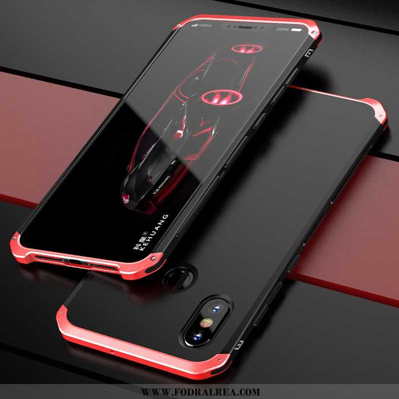 Fodral Xiaomi Mi 8 Silikonskal Fallskydd Personlighet, Skal Xiaomi Mi 8 Metall Kreativa Lila