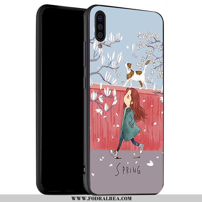 Fodral Xiaomi Mi 9 Lite Nubuck All Inclusive Svart, Skal Xiaomi Mi 9 Lite Personlighet Svarta