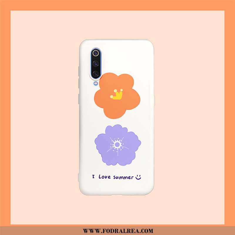 Fodral Xiaomi Mi 9 Lite Silikon Fallskydd Ungdom, Skal Xiaomi Mi 9 Lite Tecknat Mobil Telefon Rosa