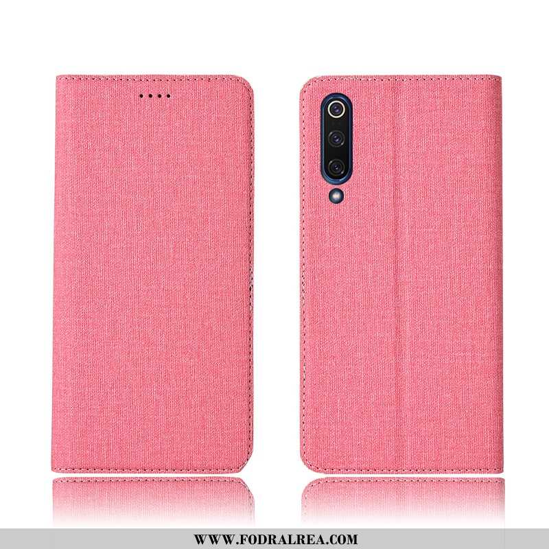 Fodral Xiaomi Mi 9 Läderfodral Silikon All Inclusive, Skal Xiaomi Mi 9 Mjuk Rosa