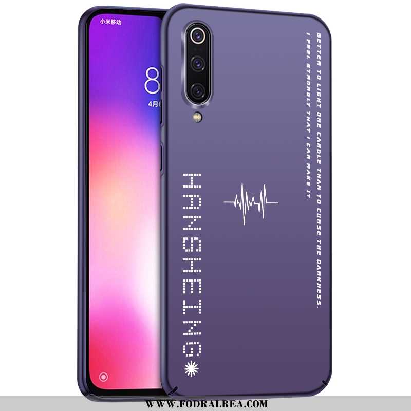 Fodral Xiaomi Mi 9 Tunn Hård Trend, Skal Xiaomi Mi 9 Nubuck Super Lila