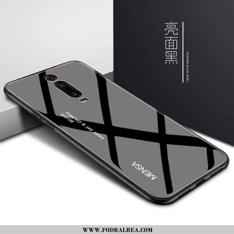 Fodral Xiaomi Mi 9t Glas Mobil Telefon Högtidlig~~pos, Skal Xiaomi Mi 9t Personlighet Blå