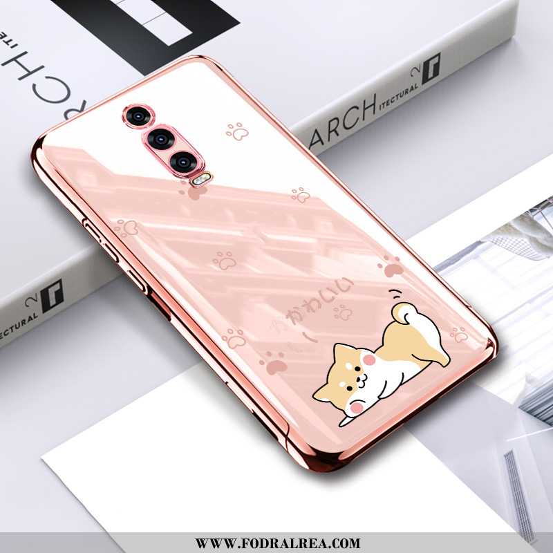 Fodral Xiaomi Mi 9t Mjuk Skydd Fallskydd, Skal Xiaomi Mi 9t Silikon Personlighet Rosa