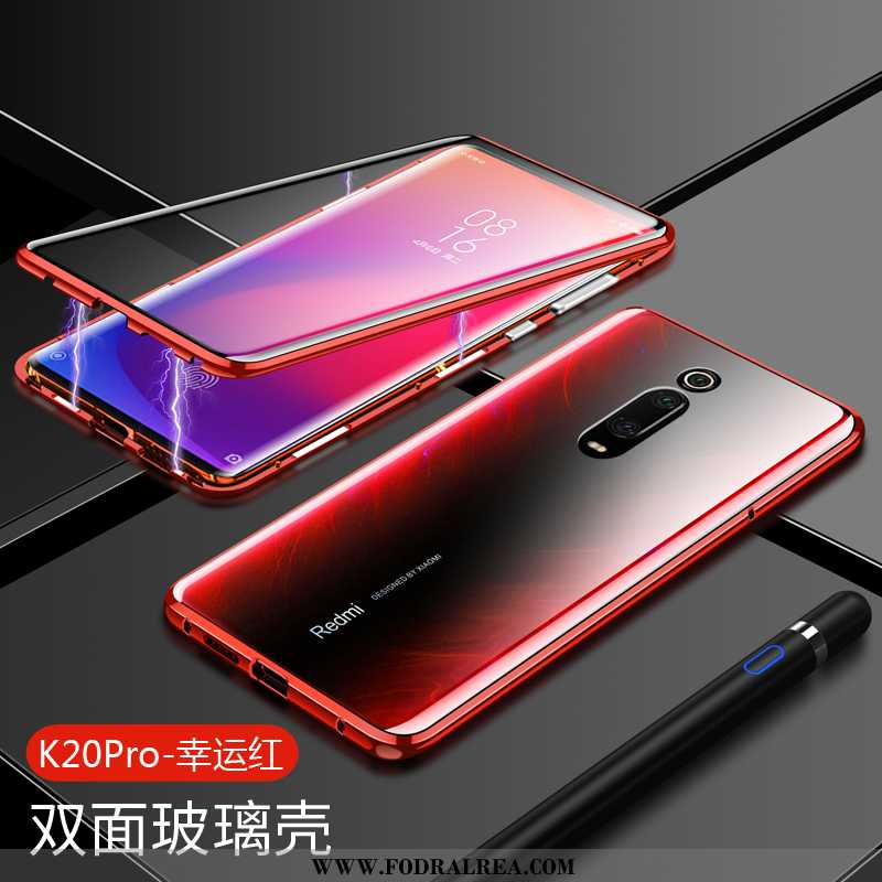 Fodral Xiaomi Mi 9t Personlighet Röd Glas, Skal Xiaomi Mi 9t Trend Mobil Telefon