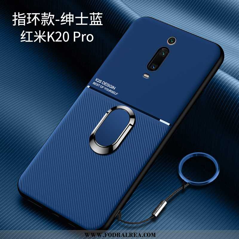 Fodral Xiaomi Mi 9t Pro Skydd Tunn Röd, Skal Xiaomi Mi 9t Pro Nubuck All Inclusive Blå