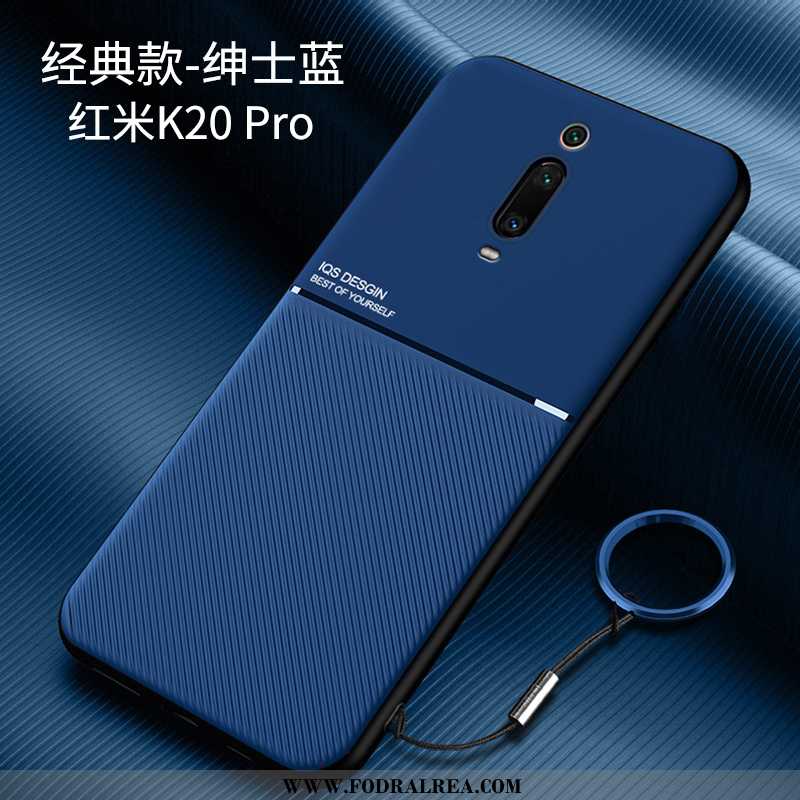 Fodral Xiaomi Mi 9t Pro Skydd Tunn Röd, Skal Xiaomi Mi 9t Pro Nubuck All Inclusive Blå