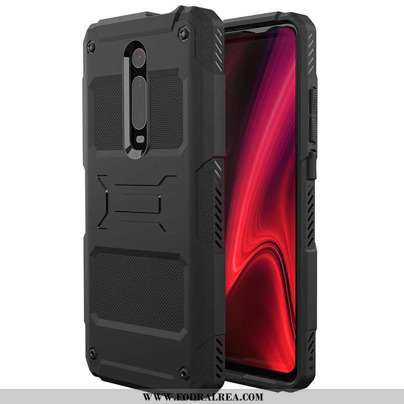 Fodral Xiaomi Mi 9t Pro Svart Varje Dag Fodral, Skal Xiaomi Mi 9t Pro Taktik Svarta