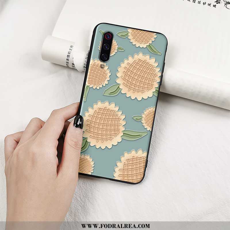 Fodral Xiaomi Mi A3 Mjuk Ungdom Fodral, Skal Xiaomi Mi A3 Silikon Solros Blå