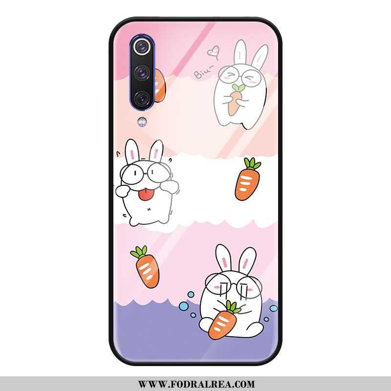 Fodral Xiaomi Mi A3 Skydd Nubuck Liten, Skal Xiaomi Mi A3 Glas Kreativa Vita