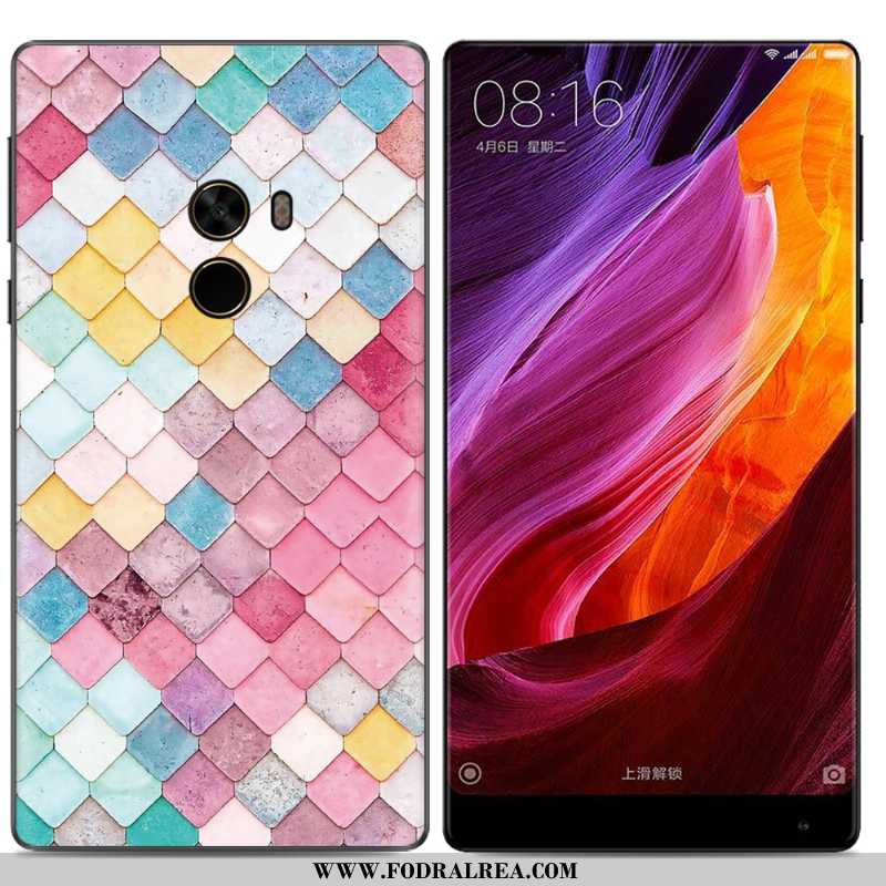 Fodral Xiaomi Mi Mix 2 Trend Oljemålning Liten, Skal Xiaomi Mi Mix 2 Mjuk Gul